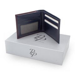 Verozi Erkek Deri Cüzdan - 2248 Bordo/Lacivert - ECBL