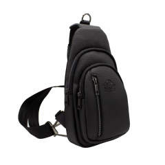 Verozi Deri Unisex Omuz Askılı Çanta - DUAC Siyah