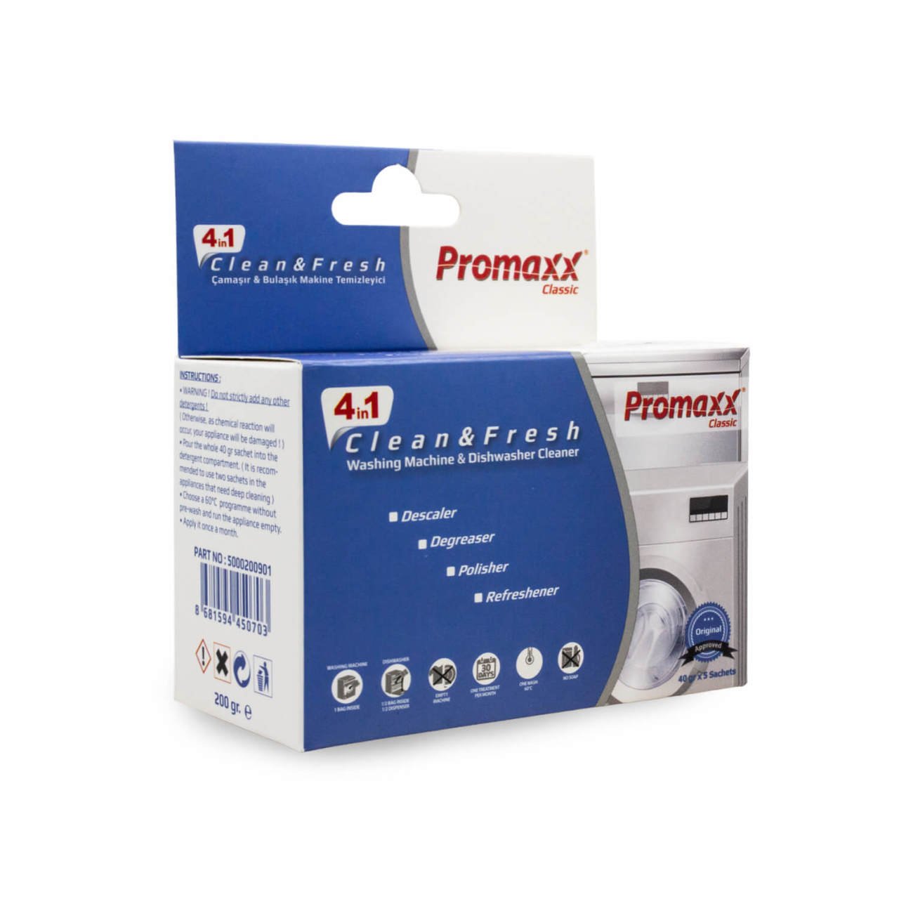 Promaxx Çamaşır - Bulaşık Makine Temizleyici - 200gr