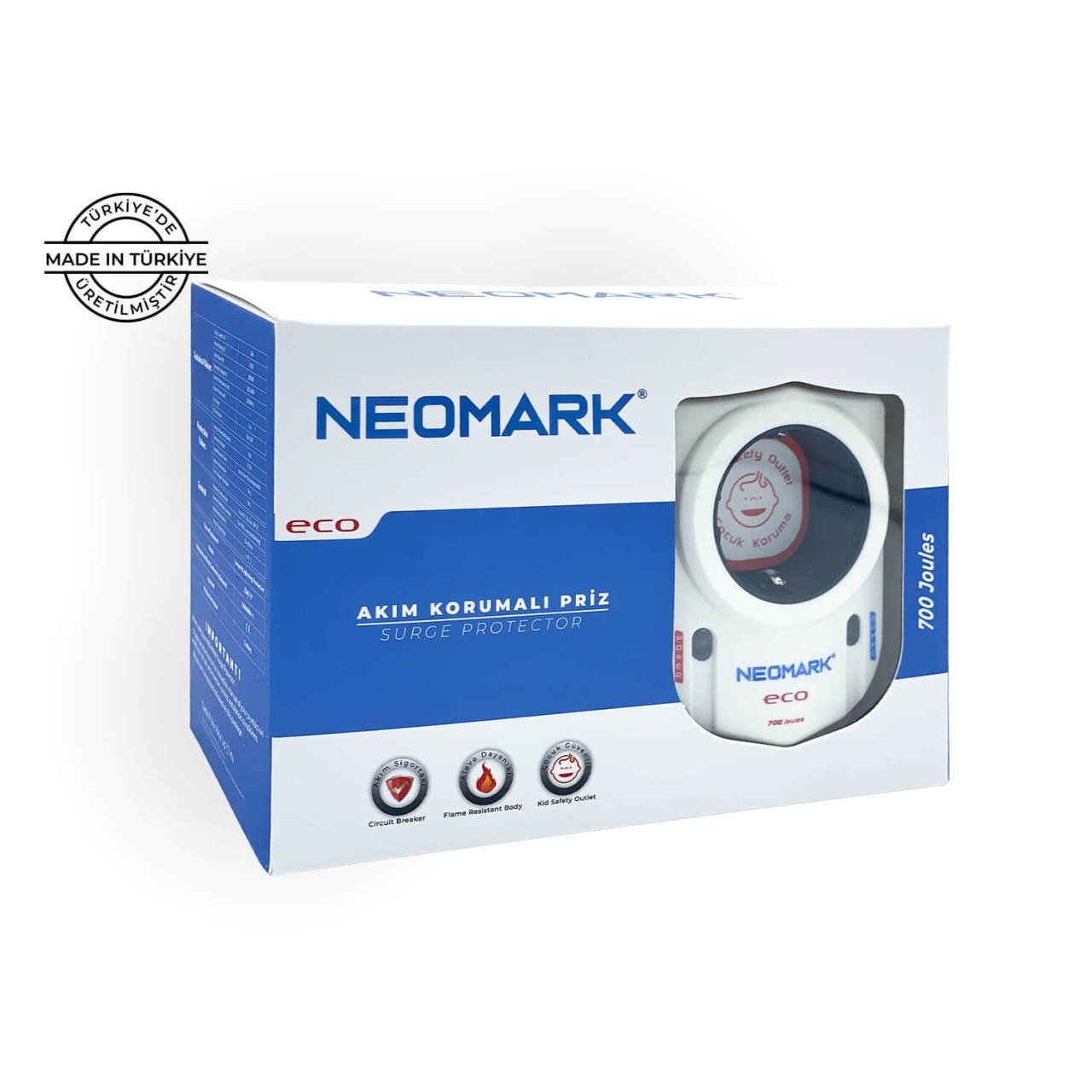Neomark Akım Korumalı Priz - Eco