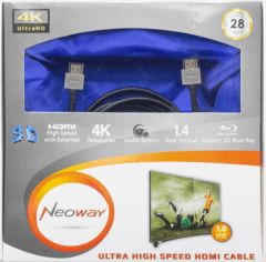 Neoway 1.4V 4K Slim HDMI Kablo 1.8mt