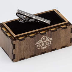 Verozi Kravat İğnesi - Kısa Füme - KIKF003